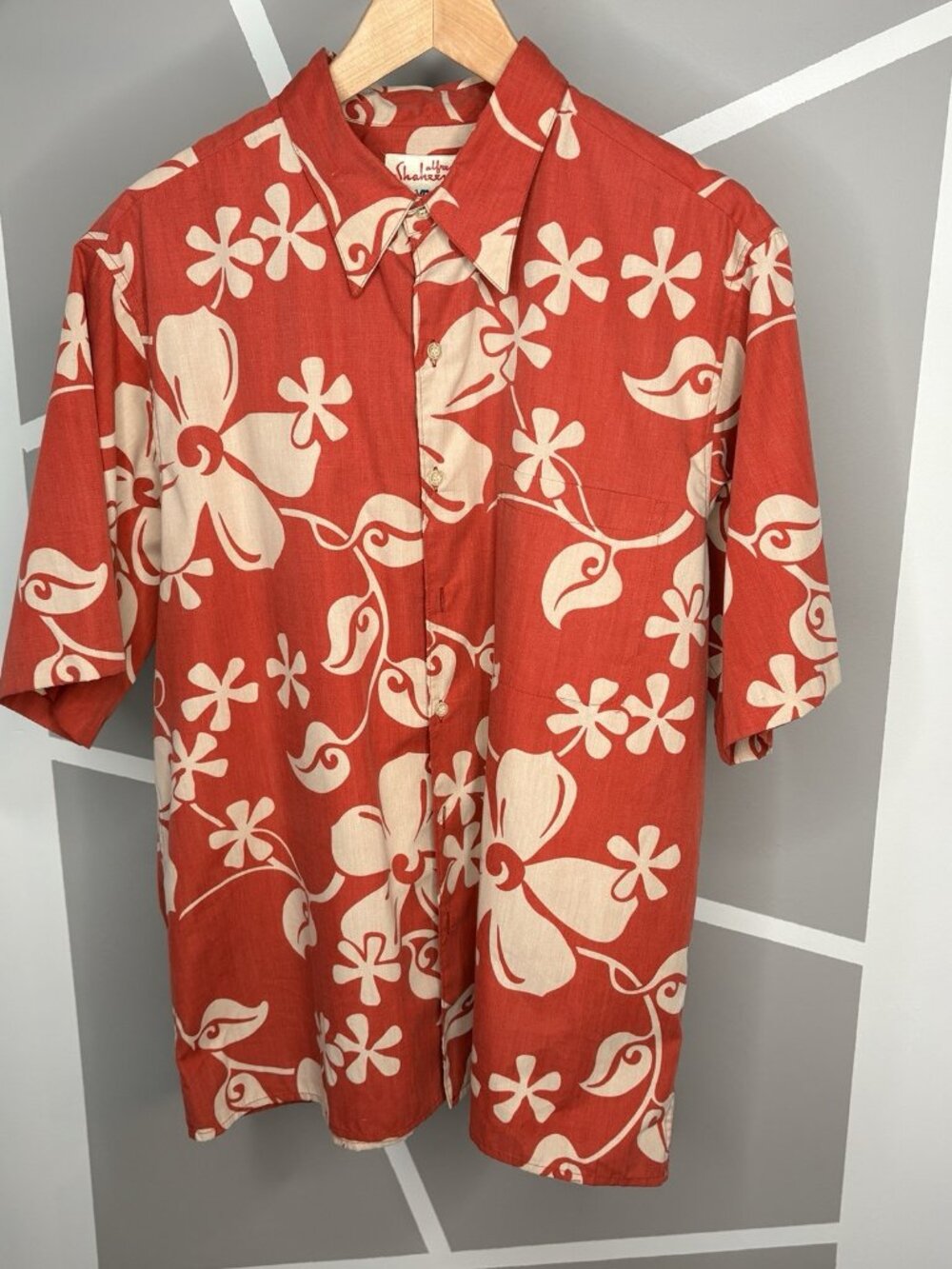 Vintage Alfred Shaheen by Reyn Spooner Hawaiian Shirt Men’s L Made in Hawaii